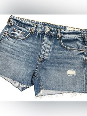 Rag & Bone Button Fly Jean Shorts, sz 30